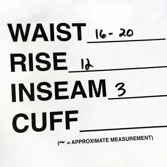 BlankNYC Size L Linen Blend Pull-On High Rise Shorts Cream - Picture 7 of 8